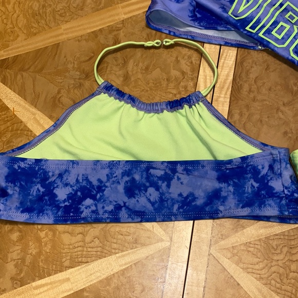 Wonder Nation Girls 3 Piece Swim Set size 10-12 - Picture 5 of 6